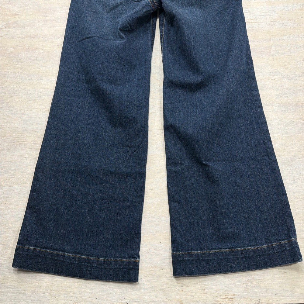 KUT from the Kloth Jeans Meg High Rise Wide Leg 10 NWT Decisive Dark Wash Women - Picture 7 of 12